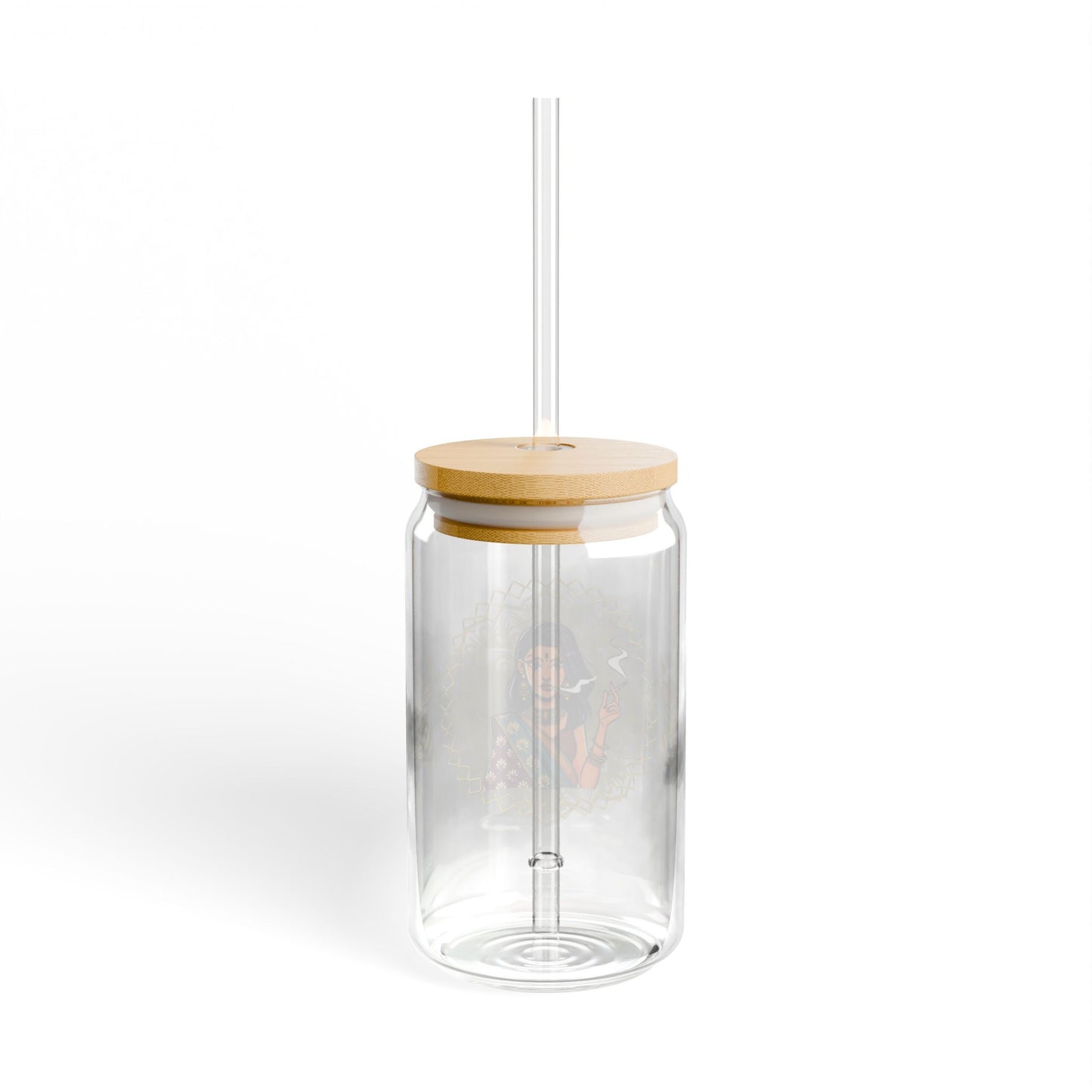 Smoke Saree Sipper Glass