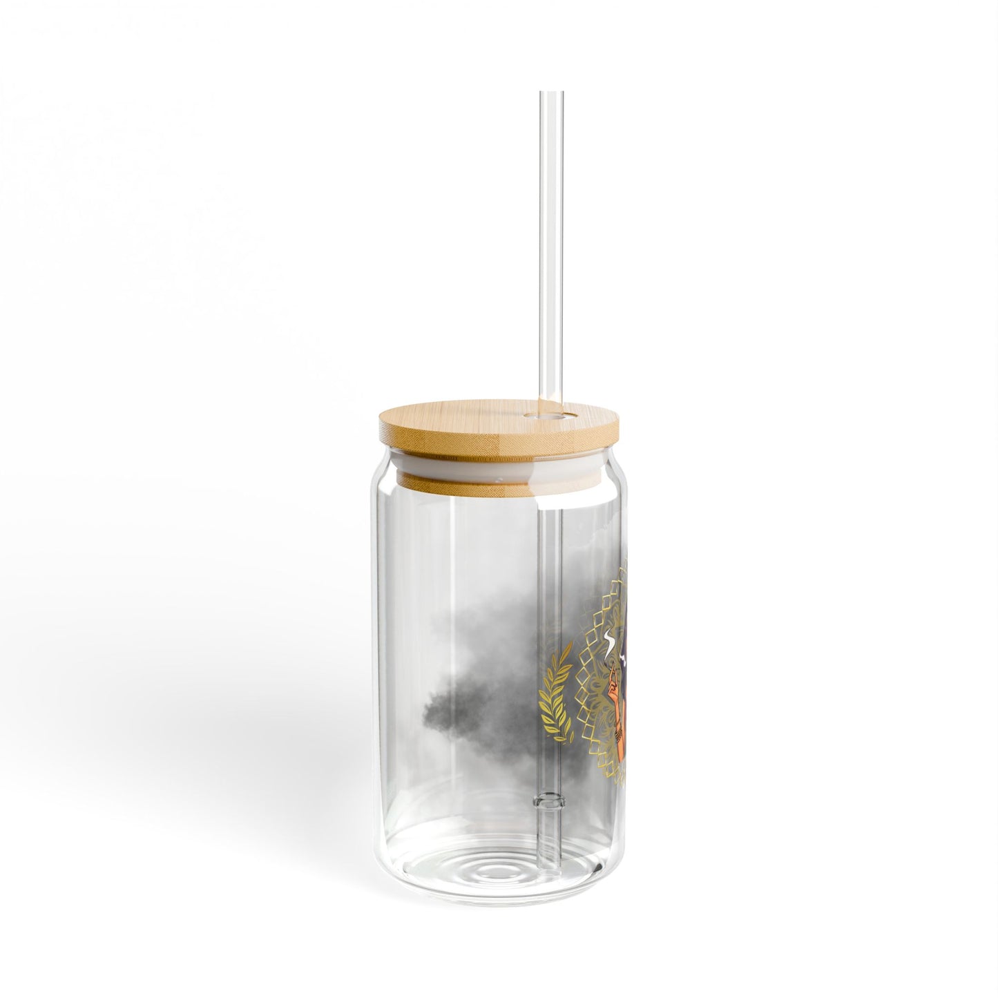 Smoke Saree Sipper Glass