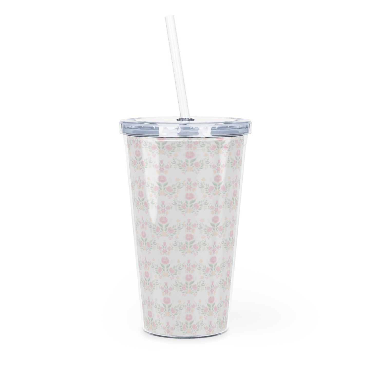 Nritya Lady Pink Tumbler with Straw