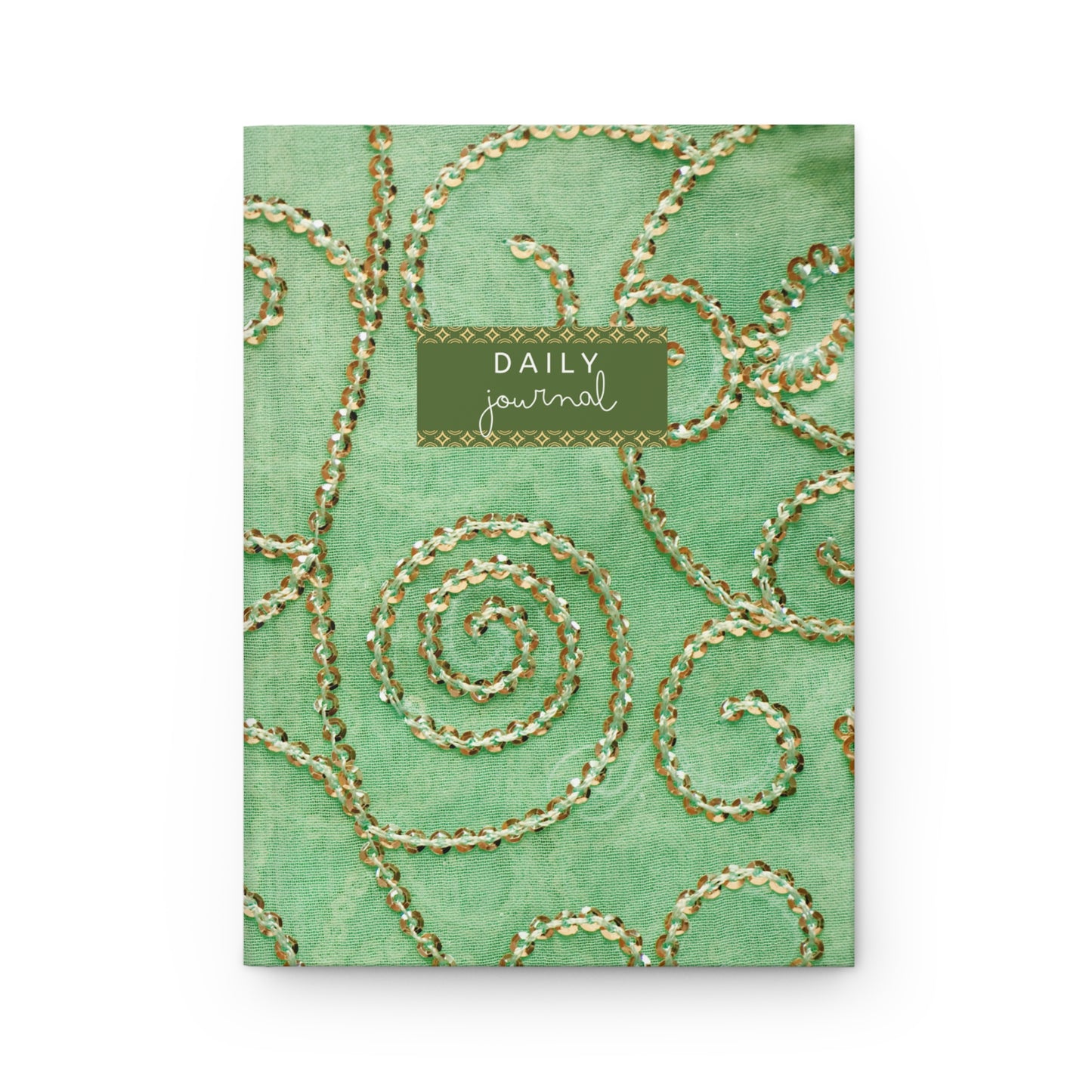 Green Daily Hardcover Journal Matte