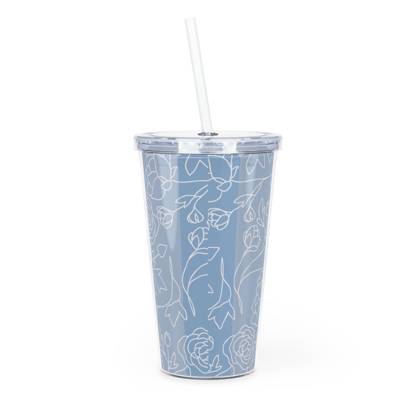 Standards Plastic Tumbler with Straw