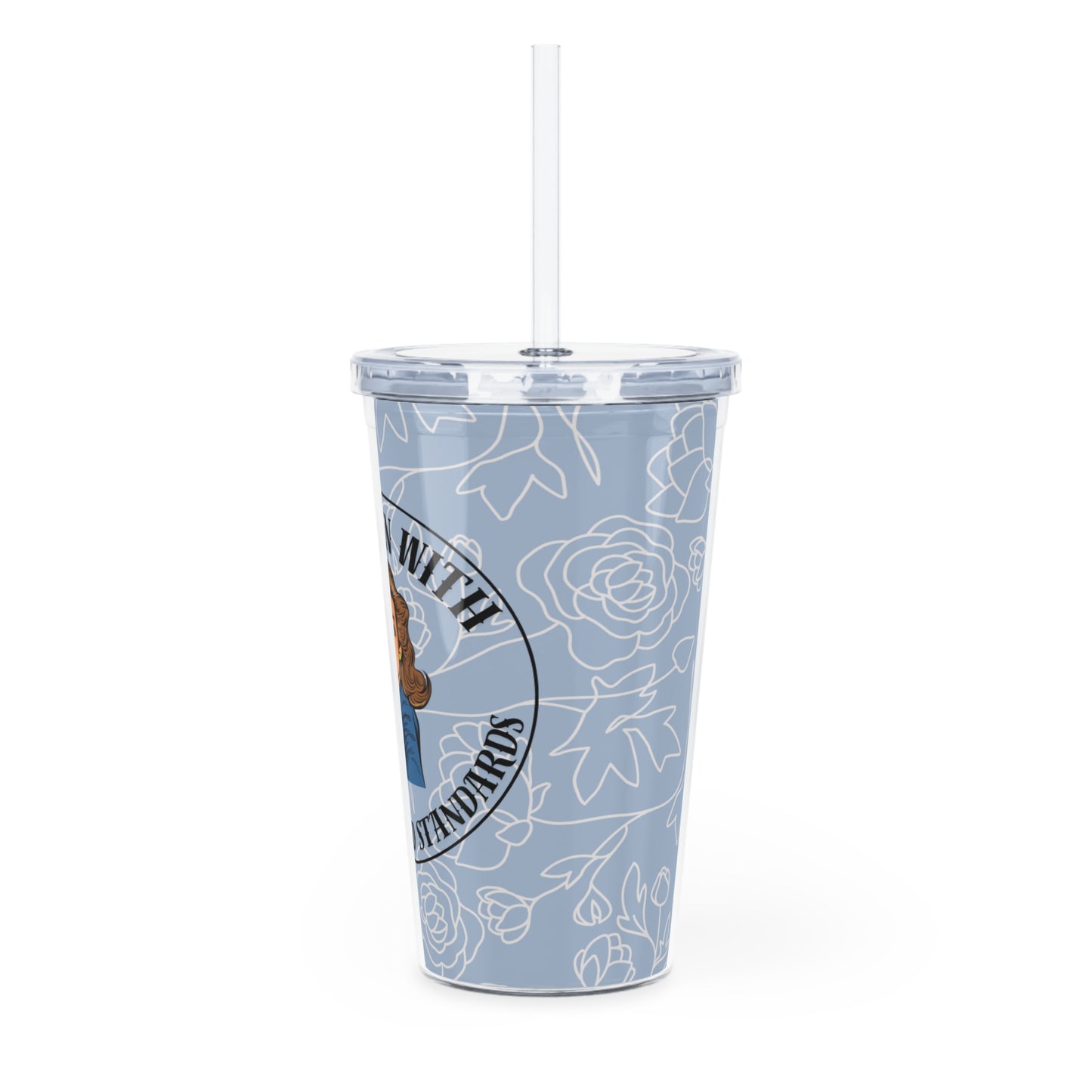 Standards Plastic Tumbler with Straw