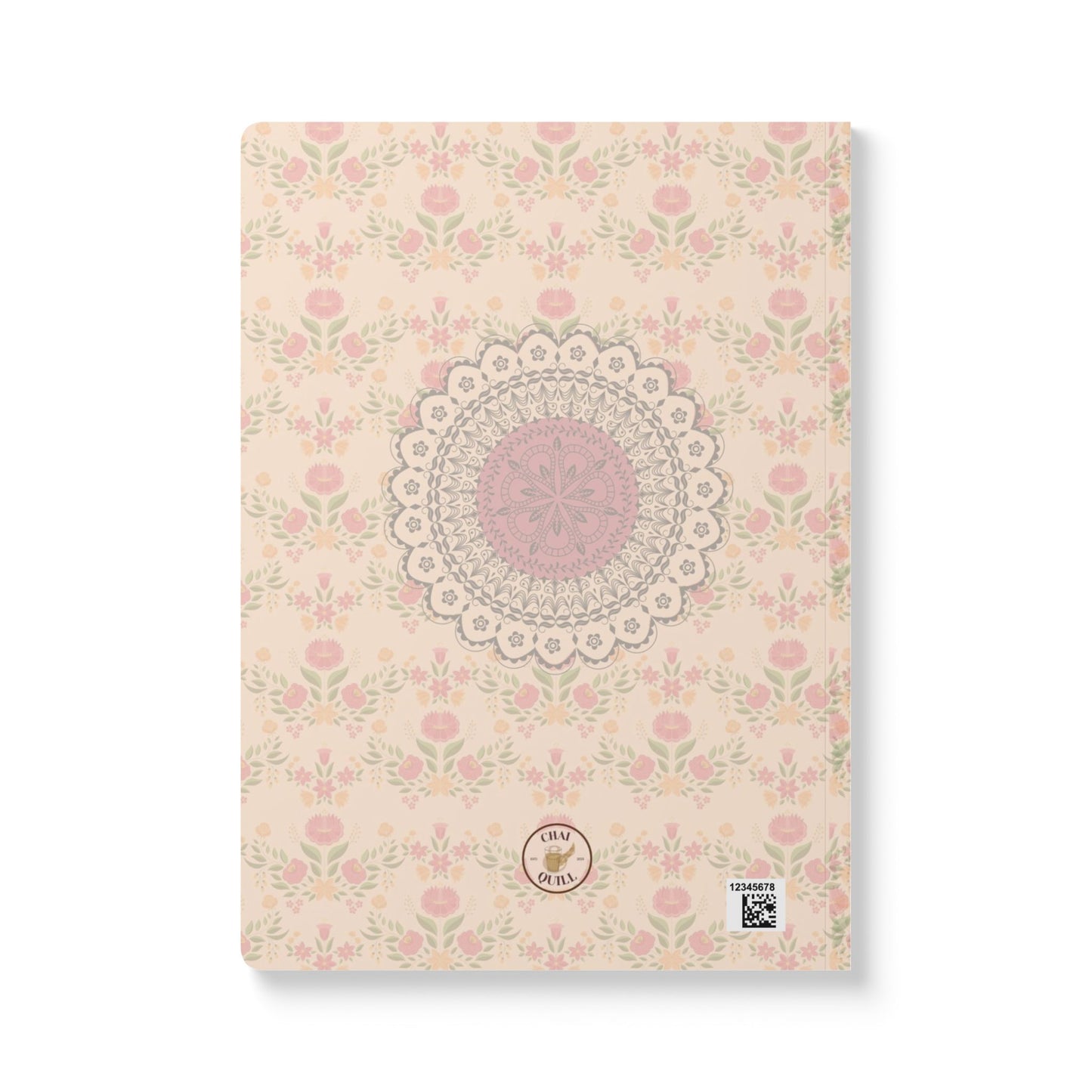 Pink Nritya Lady Softcover Journal