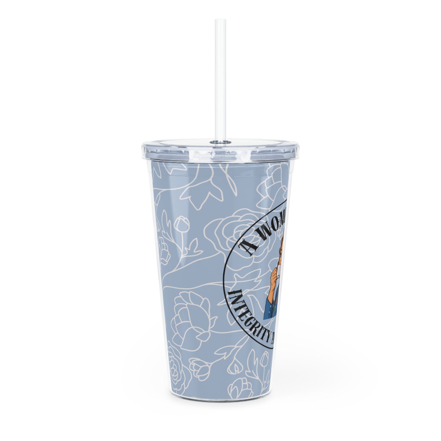 Standards Plastic Tumbler with Straw