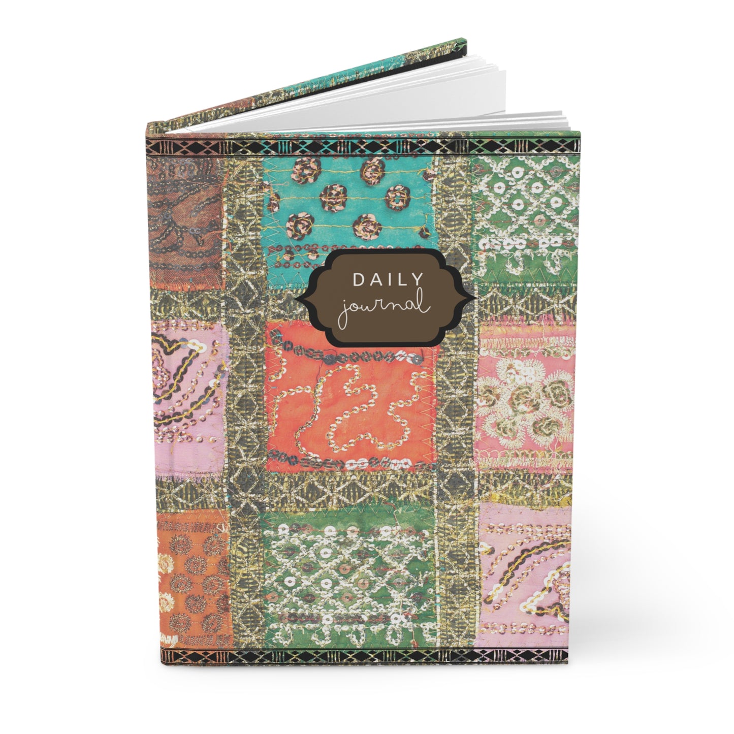 Multicoloured Daily Journal Hardcover Journal Matte